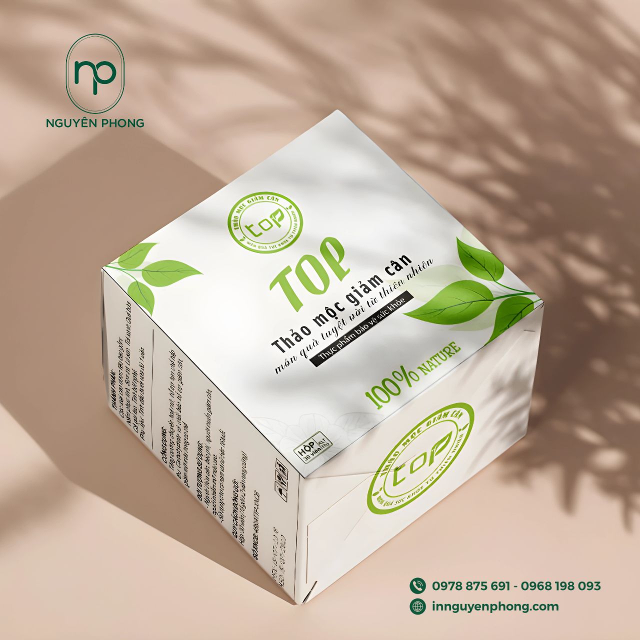 Bao bì hộp đựng trà thảo mộc